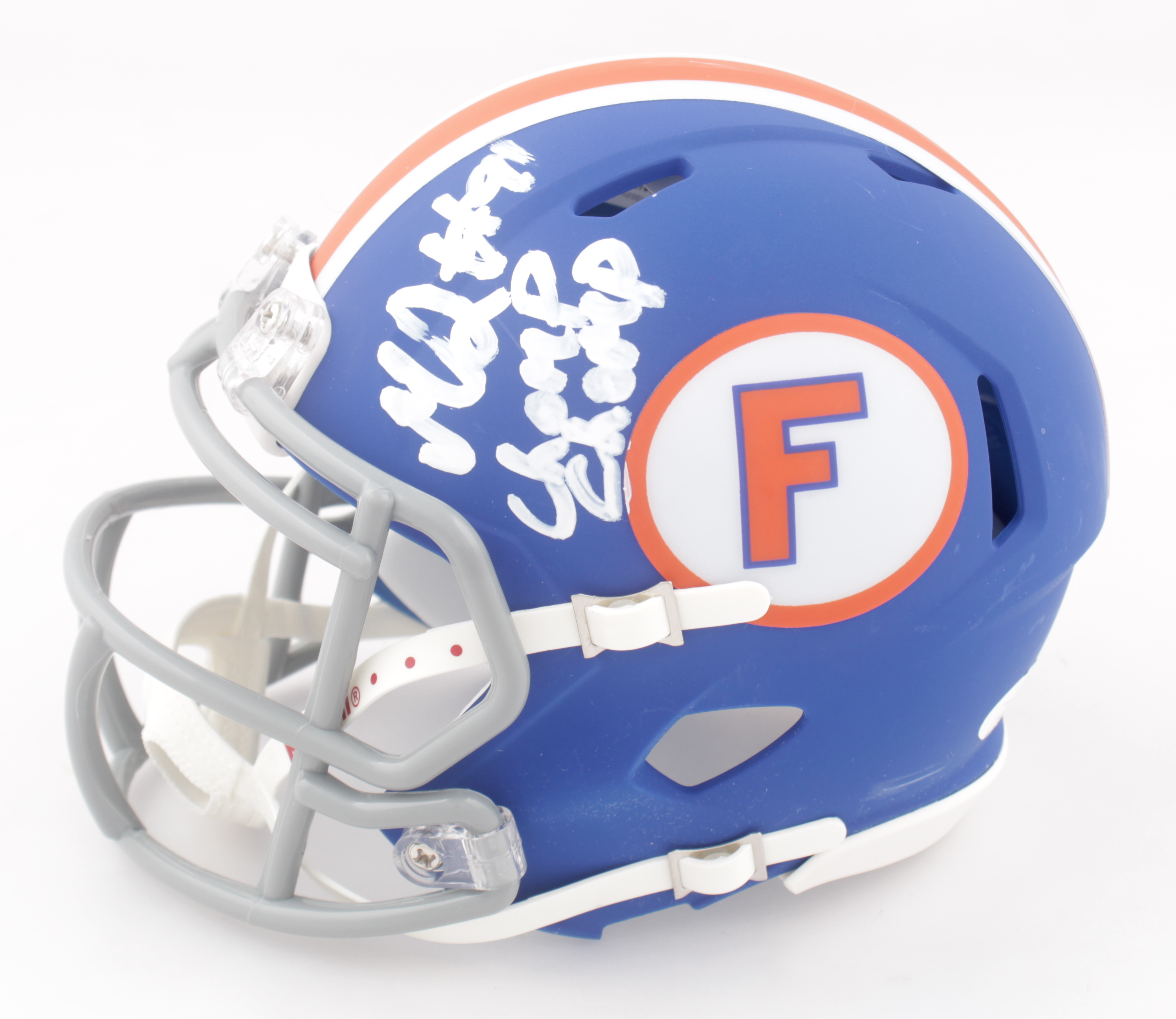 Marlon Dunlap Signed Florida Gators Speed Mini Helmet Inscribed "Chomp Chomp" (JSA) (See Description) at PristineAuction.com Marlon Dunlap Signed Florida Gators Speed Mini Helmet Inscribed "Chomp Chomp" (JSA) (See Description) at PristineAuction.com