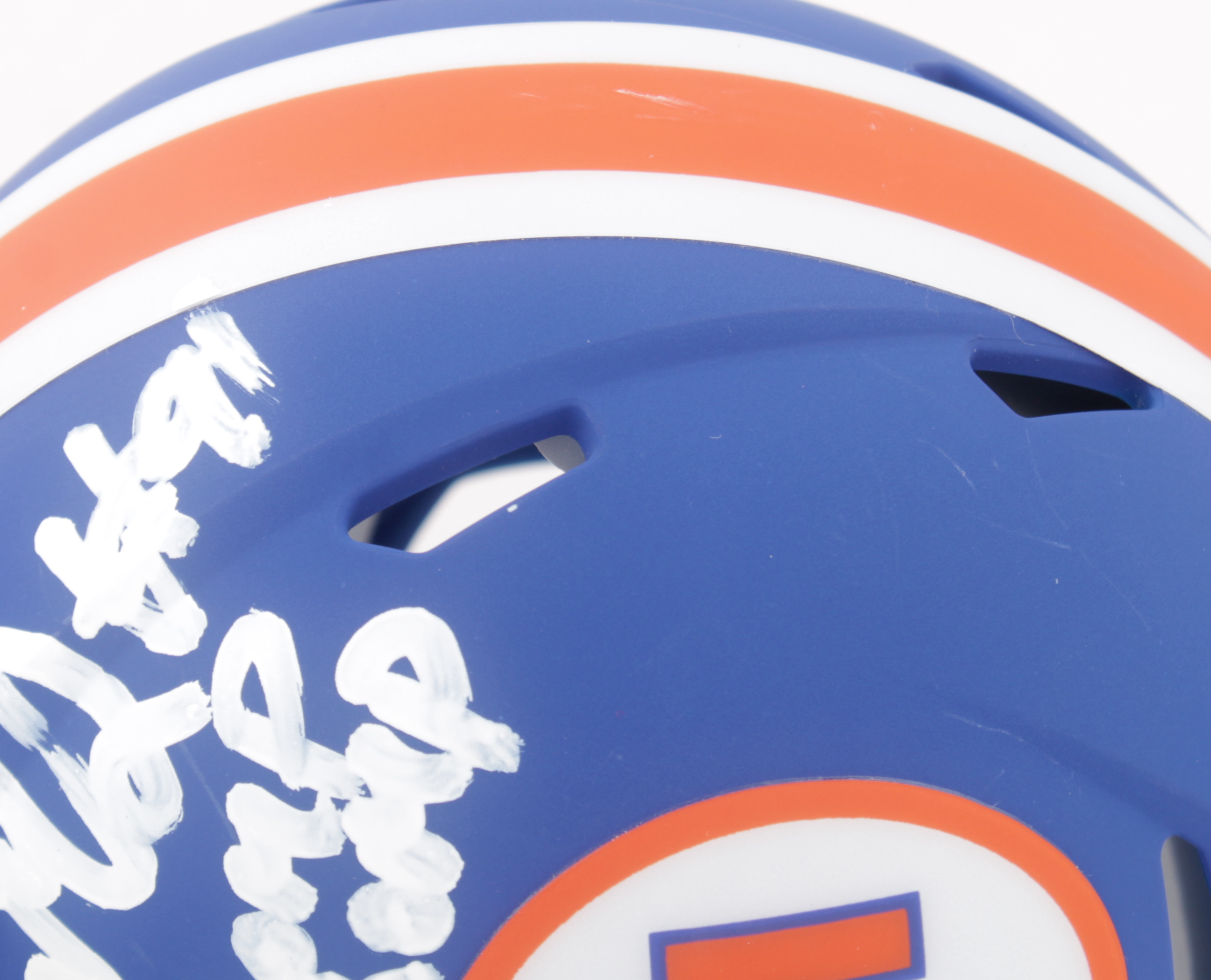 Marlon Dunlap Signed Florida Gators Speed Mini Helmet Inscribed "Chomp Chomp" (JSA) (See Description) at PristineAuction.com Marlon Dunlap Signed Florida Gators Speed Mini Helmet Inscribed "Chomp Chomp" (JSA) (See Description) at PristineAuction.com