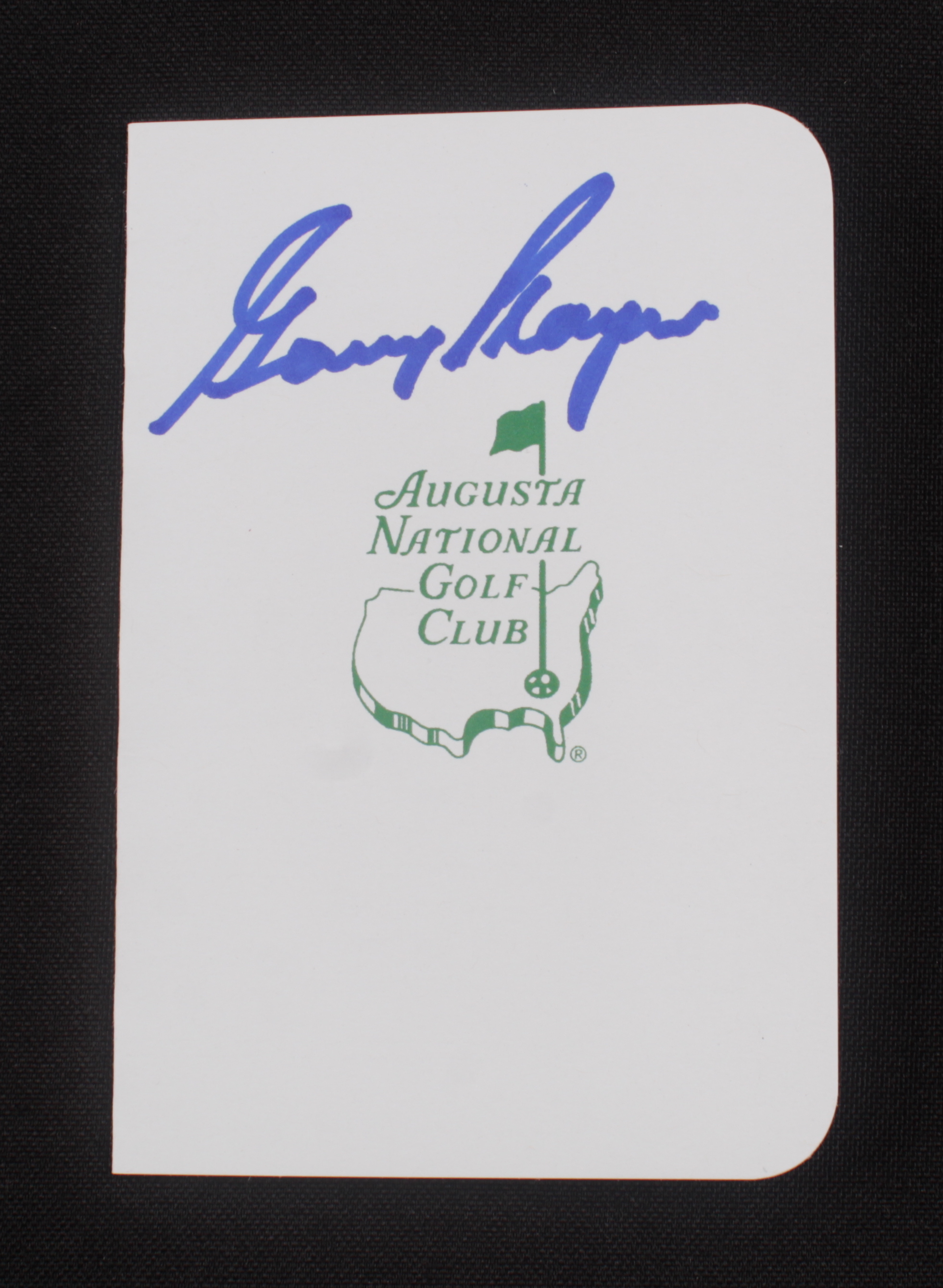 Gary Player Signed Augusta National Golf Club Score Card (JSA COA) at PristineAuction.com Gary Player Signed Augusta National Golf Club Score Card (JSA COA) at PristineAuction.com