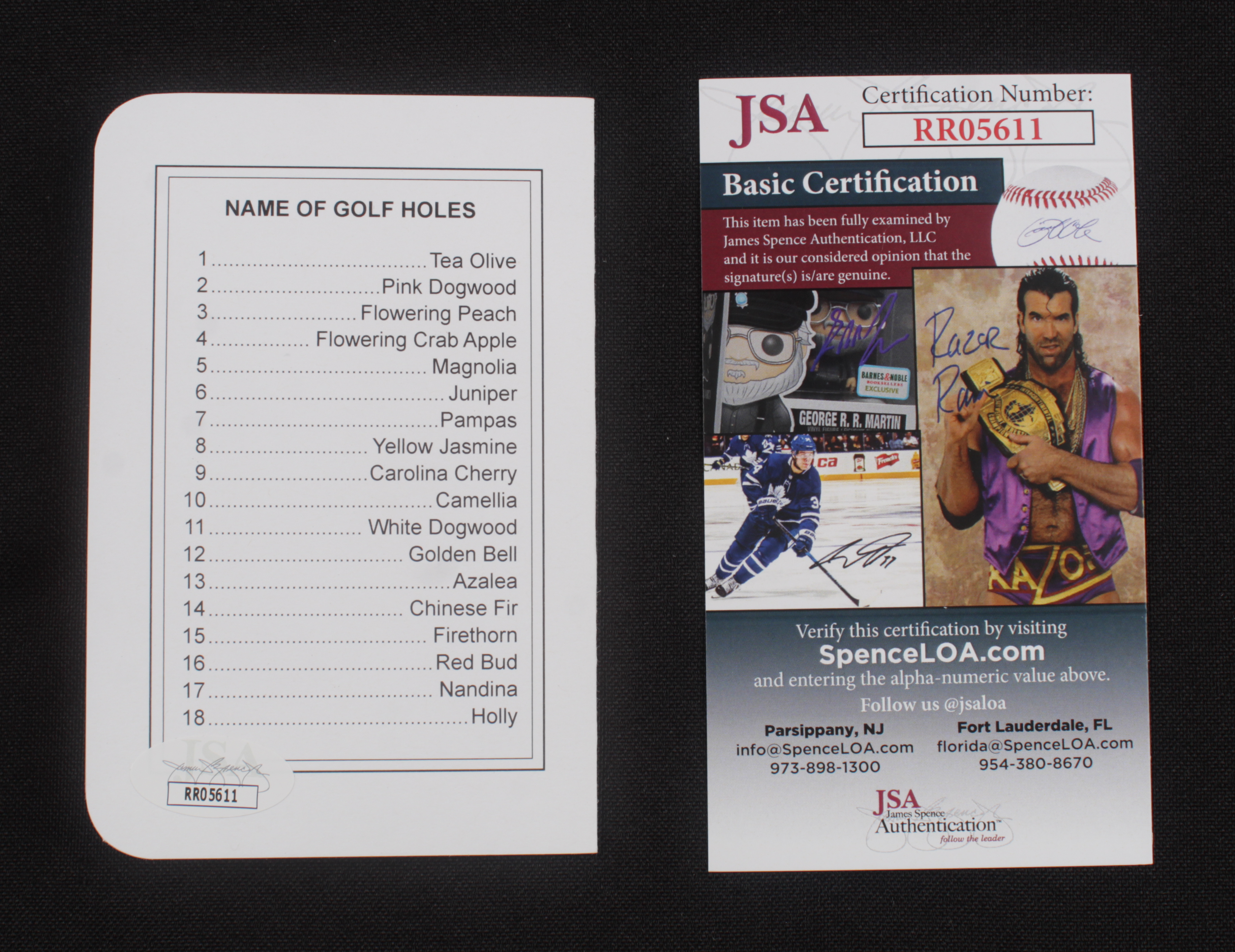 Gary Player Signed Augusta National Golf Club Score Card (JSA COA) at PristineAuction.com Gary Player Signed Augusta National Golf Club Score Card (JSA COA) at PristineAuction.com