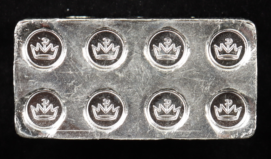 1 Troy oz .999 Fine Silver Lego Bullion Bar at PristineAuction.com 1 Troy oz .999 Fine Silver Lego Bullion Bar at PristineAuction.com