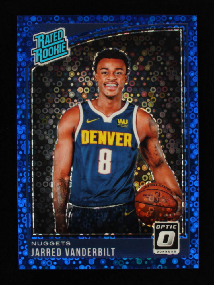 Jarred Vanderbilt 2018-19 Donruss Optic Fast Break Blue #151 RR #44/50