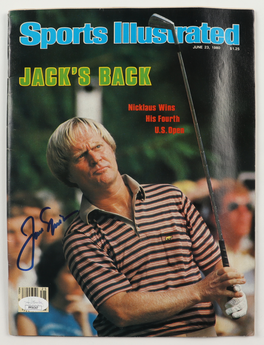 Jack Nicklaus Signed "Sports Illustrated" Magazine (JSA) at PristineAuction.com Jack Nicklaus Signed "Sports Illustrated" Magazine (JSA) at PristineAuction.com