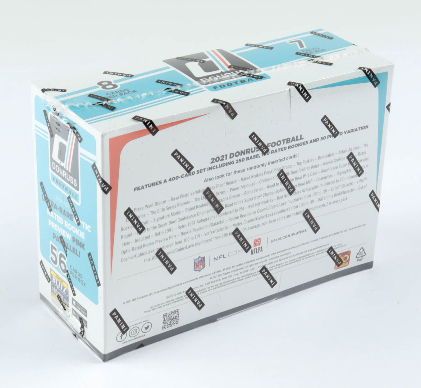 2021 Panini Donruss Football Mega Box with (7) Packs at PristineAuction.com 2021 Panini Donruss Football Mega Box with (7) Packs at PristineAuction.com