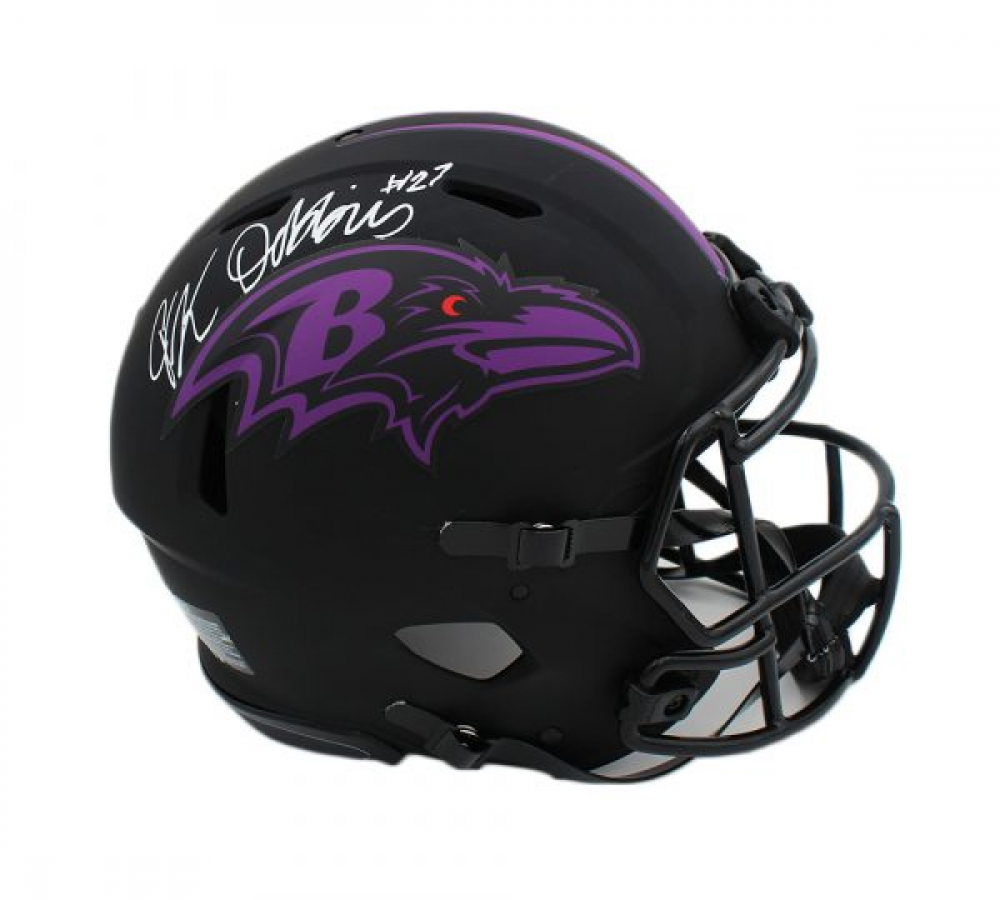 J.K. Dobbins Signed Ravens FullSize Authentic OnField Eclipse