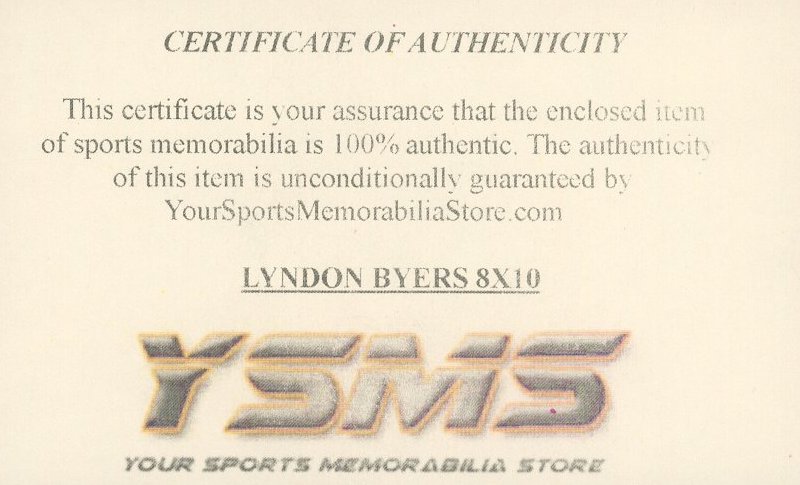 Lyndon Byers Signed Bruins 8x10 Photo (YSMS COA) at PristineAuction.com Lyndon Byers Signed Bruins 8x10 Photo (YSMS COA) at PristineAuction.com