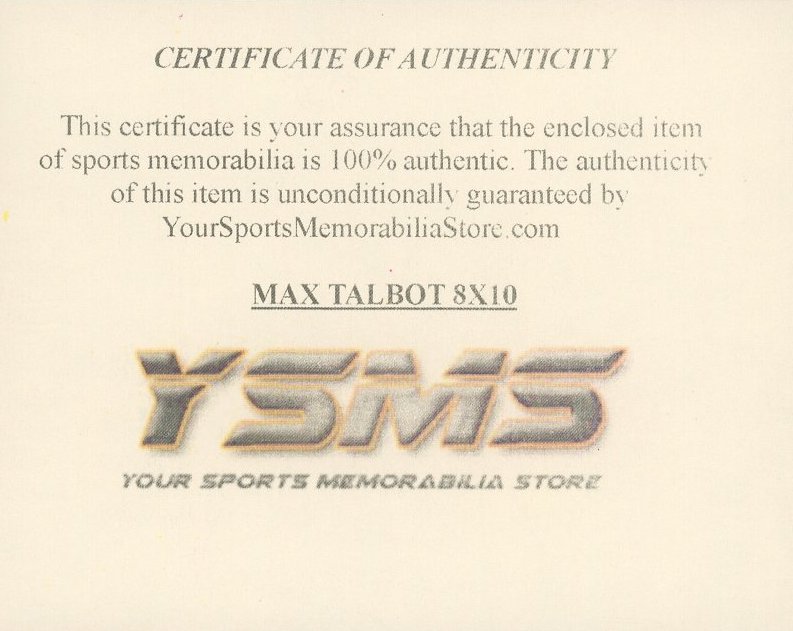 Max Talbot Signed Penguins 8x10 Photo (YSMS COA) at PristineAuction.com Max Talbot Signed Penguins 8x10 Photo (YSMS COA) at PristineAuction.com