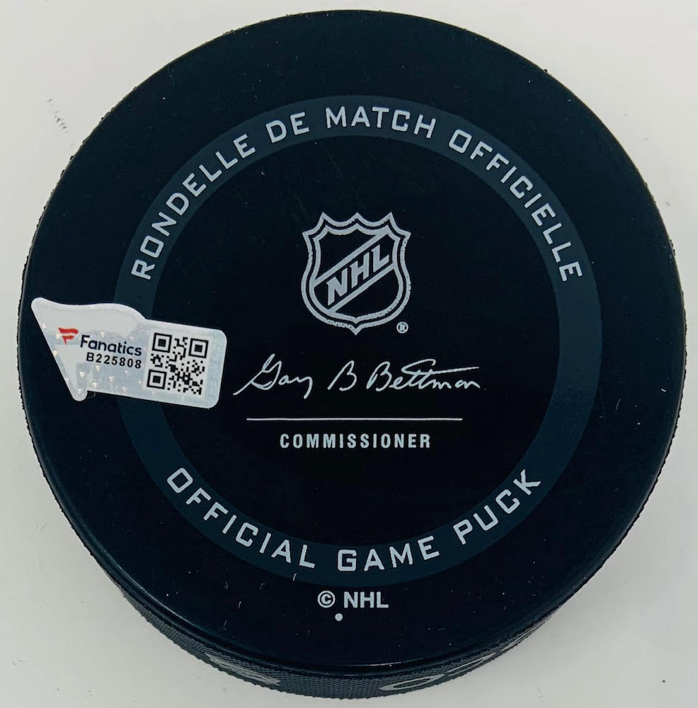 Philipp Grubauer Signed Kraken Inaugural Season Logo Hockey Puck (Fanatics) at PristineAuction.com Philipp Grubauer Signed Kraken Inaugural Season Logo Hockey Puck (Fanatics) at PristineAuction.com