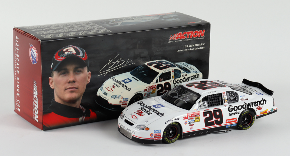 Kevin Harvick Signed 2001 NASCAR #29 GM Goodwrench / Black - 1:24 Premium Action Diecast Car (PA COA) at PristineAuction.com Kevin Harvick Signed 2001 NASCAR #29 GM Goodwrench / Black - 1:24 Premium Action Diecast Car (PA COA) at PristineAuction.com