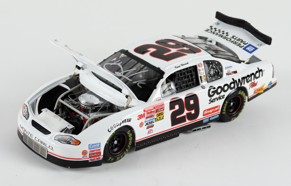 Kevin Harvick Signed 2001 NASCAR #29 GM Goodwrench / Black - 1:24 Premium Action Diecast Car (PA COA) at PristineAuction.com Kevin Harvick Signed 2001 NASCAR #29 GM Goodwrench / Black - 1:24 Premium Action Diecast Car (PA COA) at PristineAuction.com