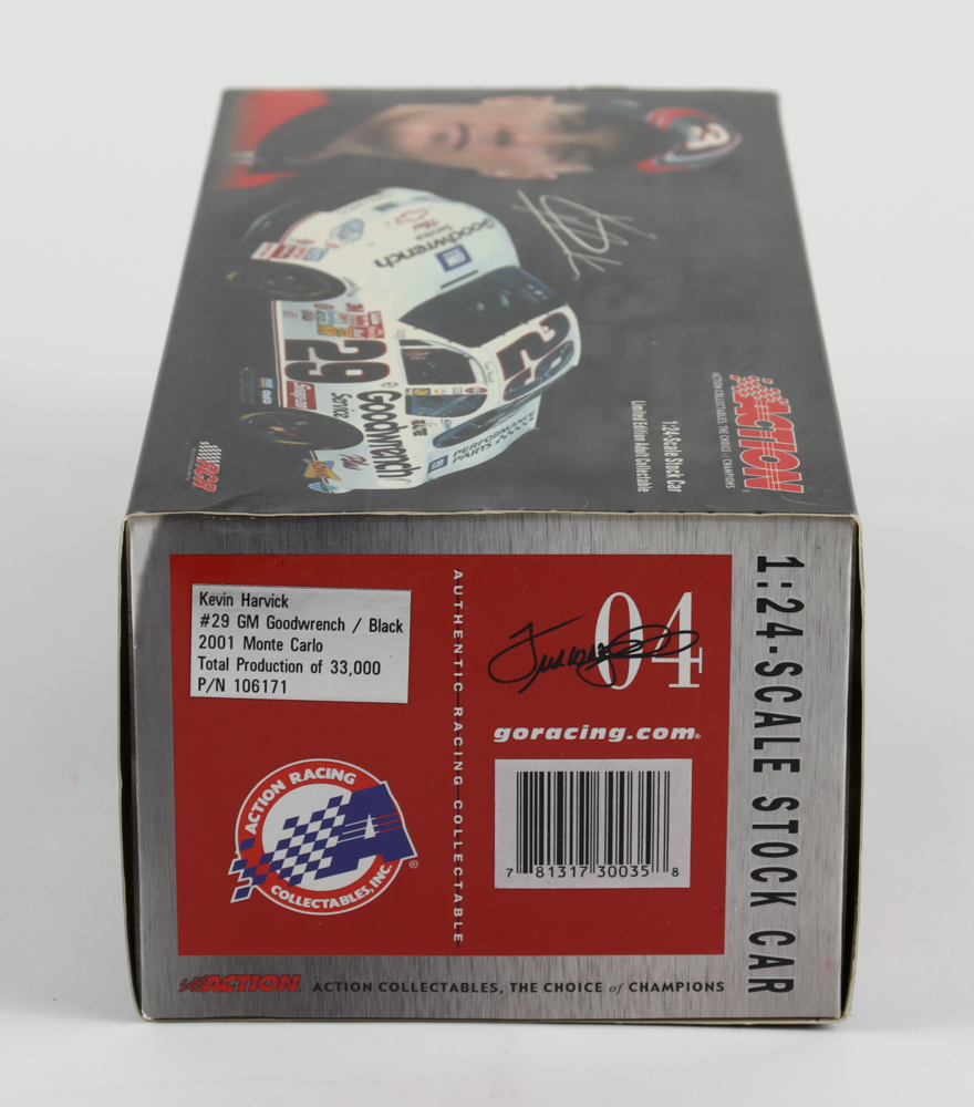 Kevin Harvick Signed 2001 NASCAR #29 GM Goodwrench / Black - 1:24 Premium Action Diecast Car (PA COA) at PristineAuction.com Kevin Harvick Signed 2001 NASCAR #29 GM Goodwrench / Black - 1:24 Premium Action Diecast Car (PA COA) at PristineAuction.com