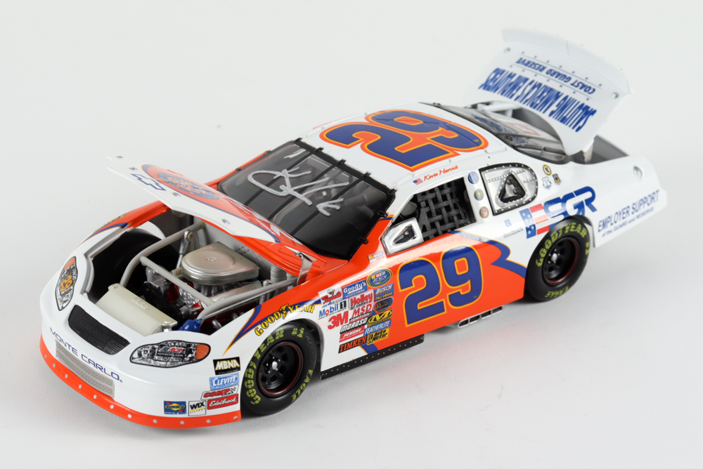 Kevin Harvick Signed 2004 NASCAR #29 ESGR / Coast Guard - 1:24 Premium Action Diecast Car (PA COA) at PristineAuction.com Kevin Harvick Signed 2004 NASCAR #29 ESGR / Coast Guard - 1:24 Premium Action Diecast Car (PA COA) at PristineAuction.com