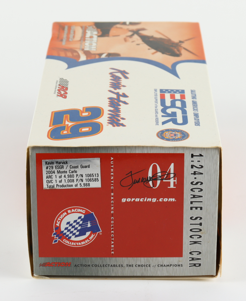 Kevin Harvick Signed 2004 NASCAR #29 ESGR / Coast Guard - 1:24 Premium Action Diecast Car (PA COA) at PristineAuction.com Kevin Harvick Signed 2004 NASCAR #29 ESGR / Coast Guard - 1:24 Premium Action Diecast Car (PA COA) at PristineAuction.com