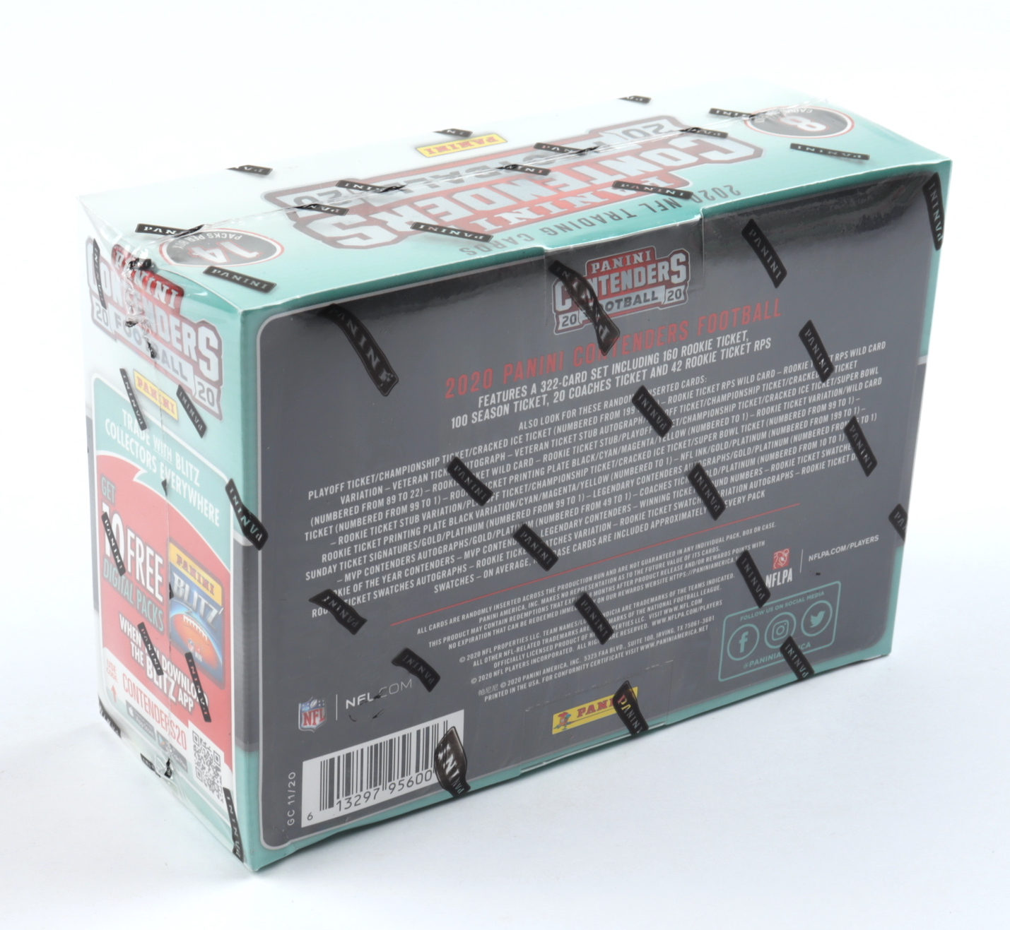 2020 Panini Contenders Football Mega Box with (14) Packs at PristineAuction.com 2020 Panini Contenders Football Mega Box with (14) Packs at PristineAuction.com