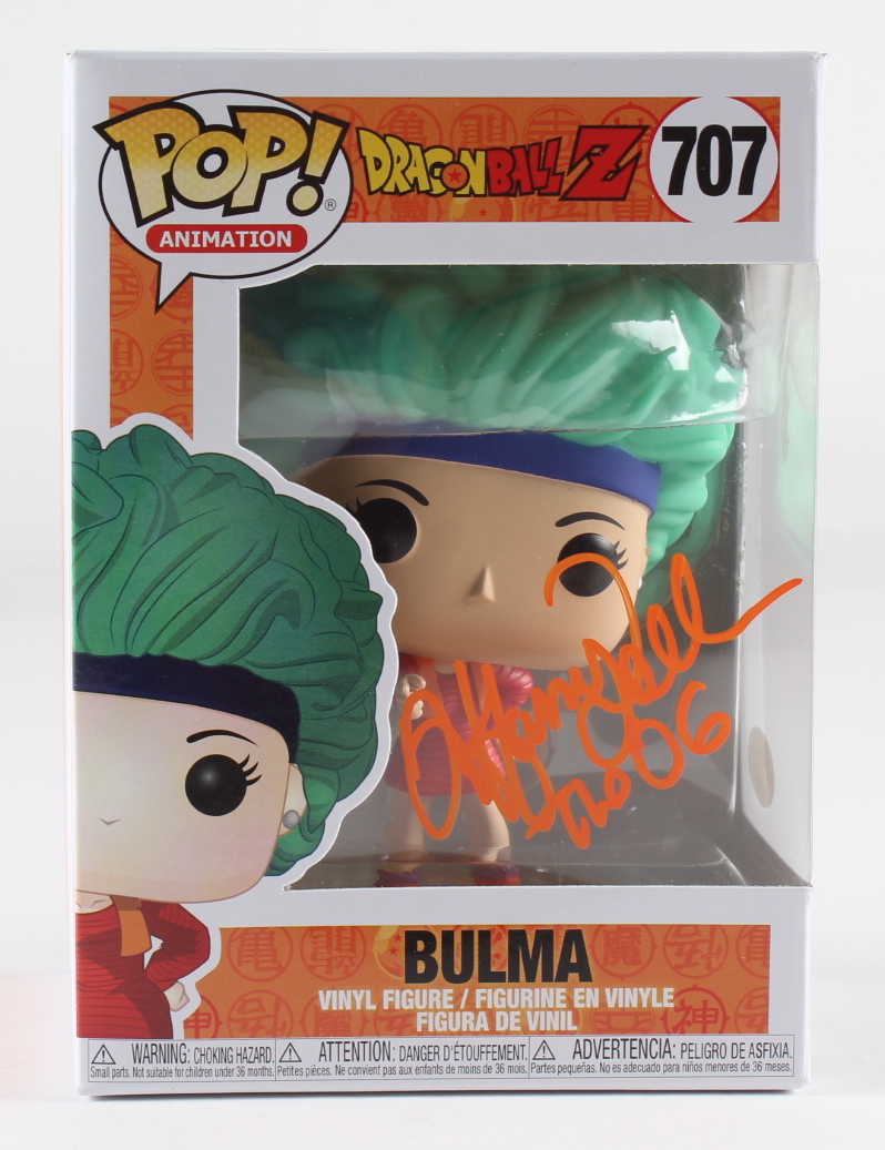 Tiffany Vollmer Signed "Dragon Ball Z" #707 Bulma Funko Pop! Vinyl Figure (JSA) at PristineAuction.com Tiffany Vollmer Signed "Dragon Ball Z" #707 Bulma Funko Pop! Vinyl Figure (JSA) at PristineAuction.com