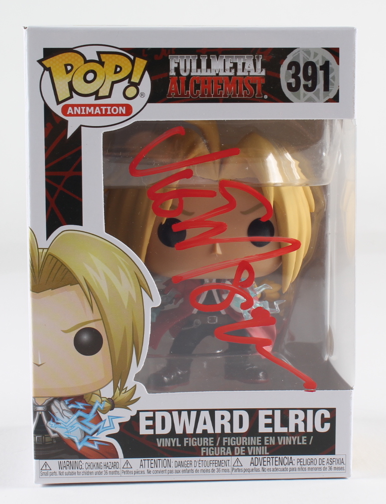 Vic Mignogna Signed "Fullmetal Alchemist" #391 Edward Electric Funko Pop! Vinyl Figure (JSA COA) at PristineAuction.com Vic Mignogna Signed "Fullmetal Alchemist" #391 Edward Electric Funko Pop! Vinyl Figure (JSA COA) at PristineAuction.com