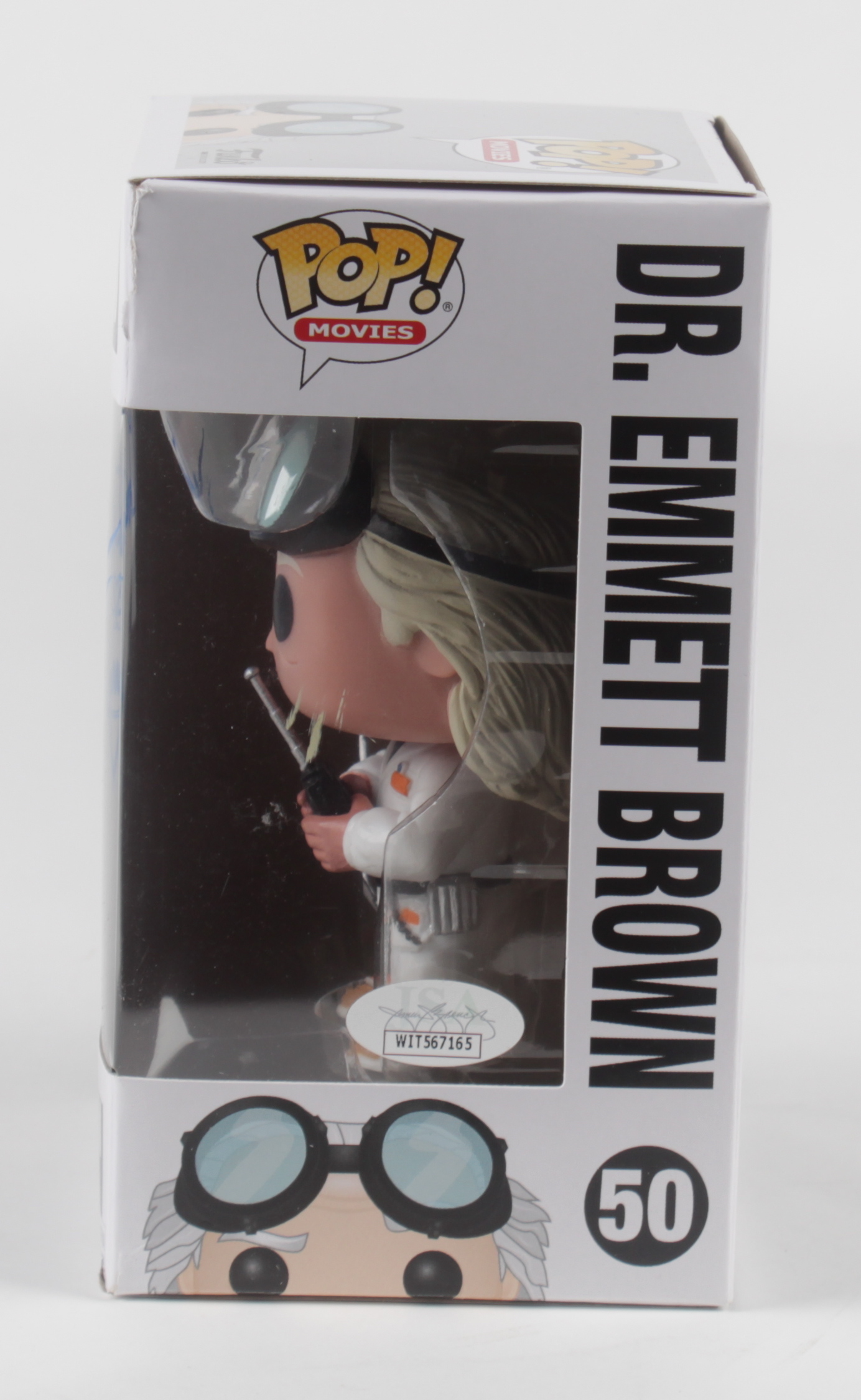 Christopher Lloyd Signed "Back to the Future" #50 Dr. Emmett Brown Funko Pop! Vinyl Figure (JSA COA) (See Description) at PristineAuction.com Christopher Lloyd Signed "Back to the Future" #50 Dr. Emmett Brown Funko Pop! Vinyl Figure (JSA COA) (See Description) at PristineAuction.com