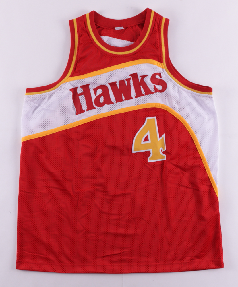 Spud Webb Signed Jersey (TriStar Hologram) at PristineAuction.com Spud Webb Signed Jersey (TriStar Hologram) at PristineAuction.com