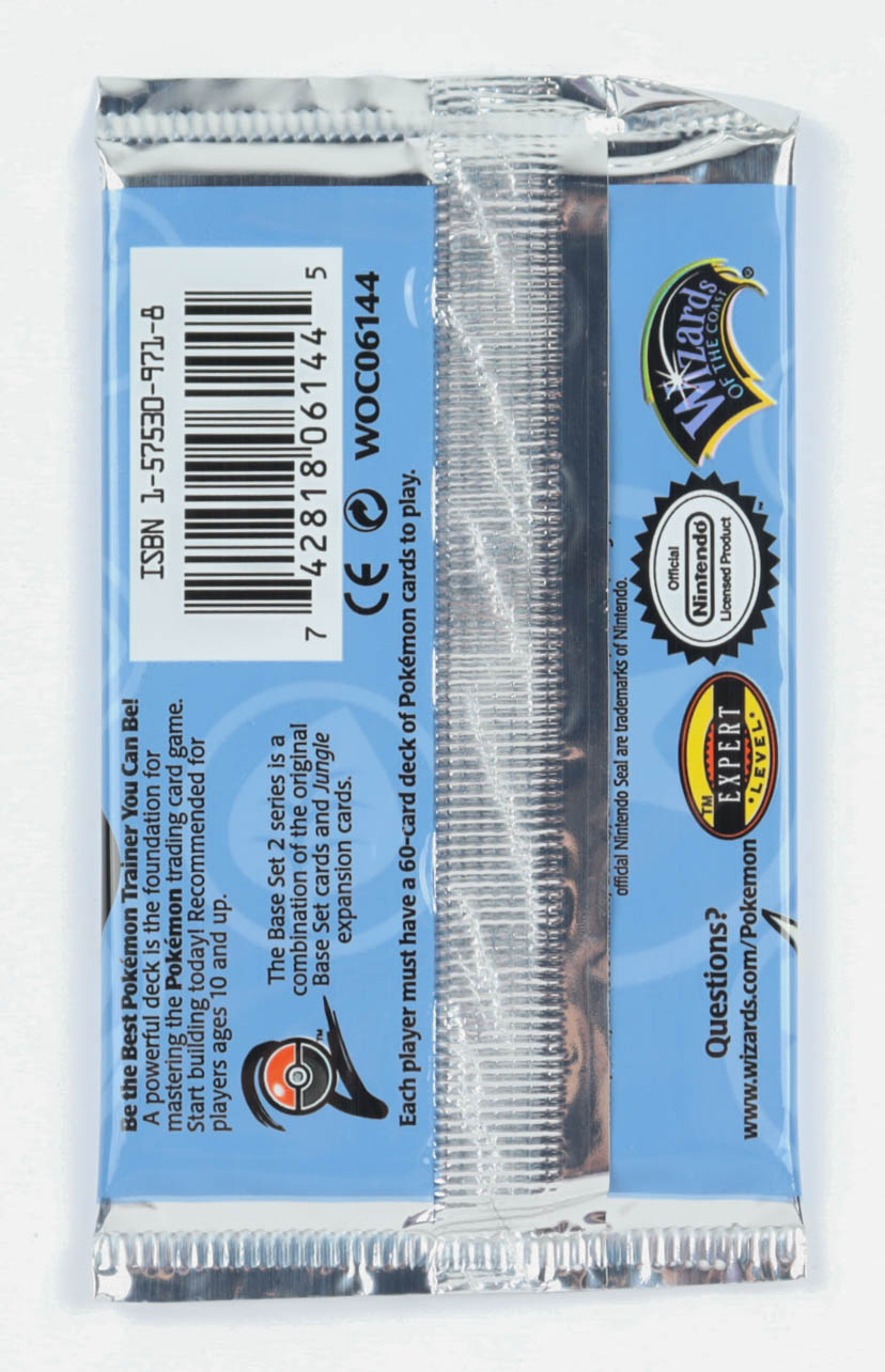 Pokemon Base Set 2 Booster Pack with (11) Cards at PristineAuction.com Pokemon Base Set 2 Booster Pack with (11) Cards at PristineAuction.com