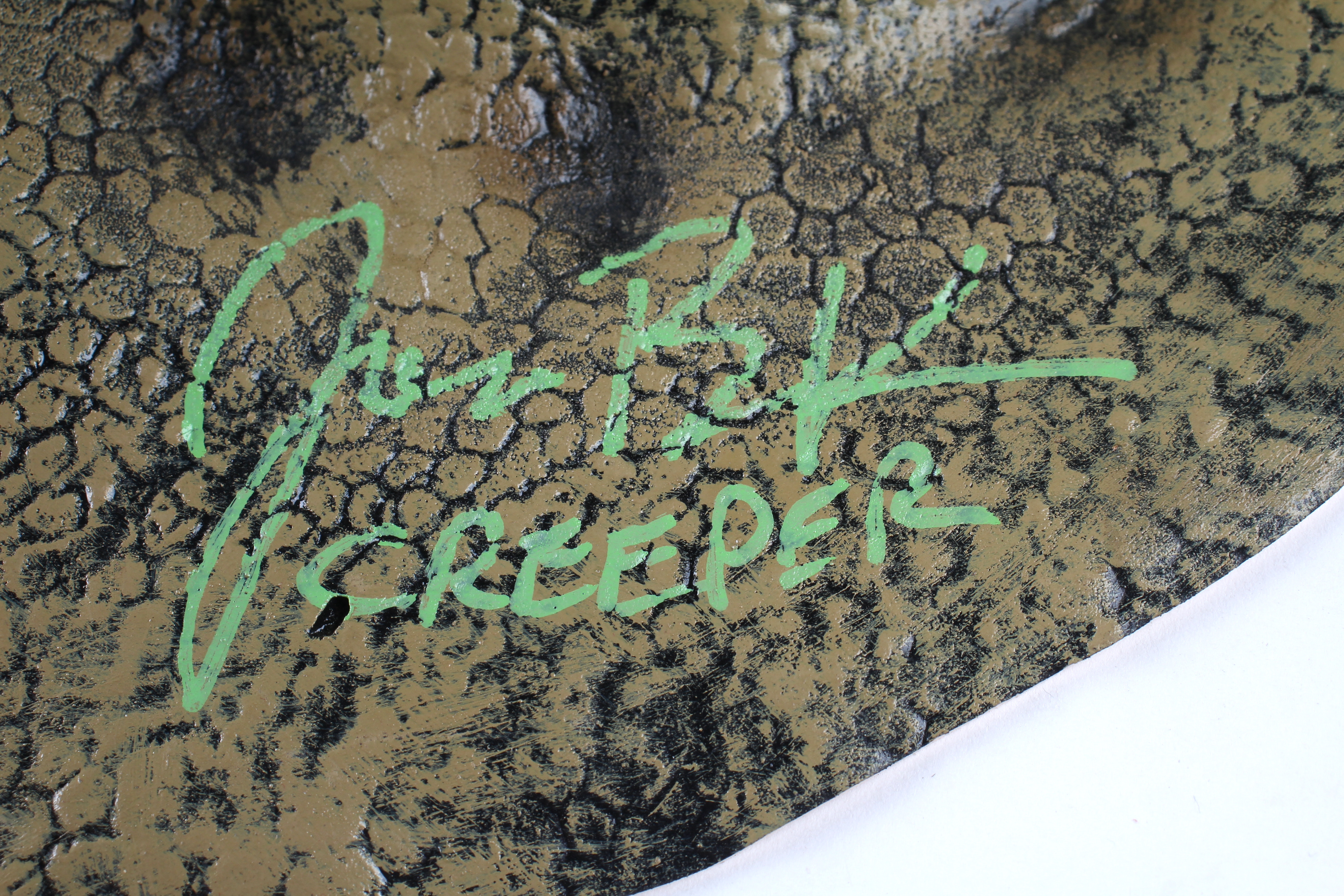 Jonathan Breck Signed "Jeepers Creepers" Costume Mask Inscribed "Creeper" (JSA Hologram) at PristineAuction.com Jonathan Breck Signed "Jeepers Creepers" Costume Mask Inscribed "Creeper" (JSA Hologram) at PristineAuction.com