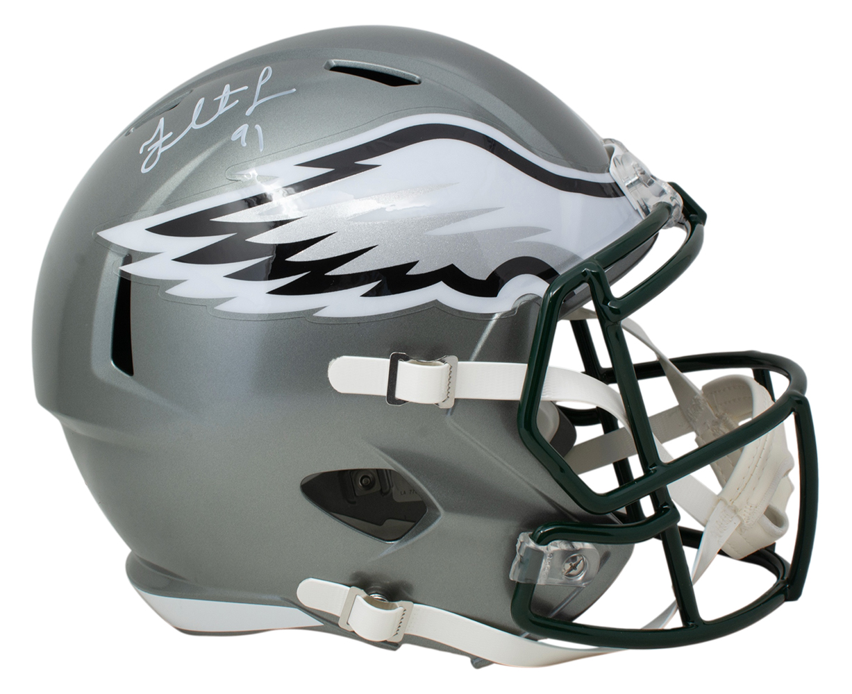 Fletcher Cox Signed Eagles Full-Size Flash Alternate Speed Helmet (Beckett) at PristineAuction.com Fletcher Cox Signed Eagles Full-Size Flash Alternate Speed Helmet (Beckett) at PristineAuction.com