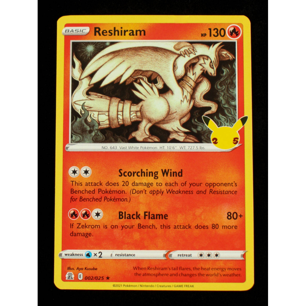 Reshiram 2021 Pokemon Celebrations #2 | Pristine Auction