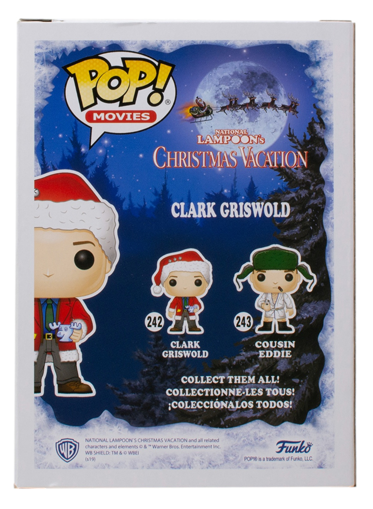 Chevy Chase Signed "National Lampoon's Christmas Vacation" #242 Clark Griswold Funko Pop! Vinyl Figure (Beckett) at PristineAuction.com Chevy Chase Signed "National Lampoon's Christmas Vacation" #242 Clark Griswold Funko Pop! Vinyl Figure (Beckett) at PristineAuction.com