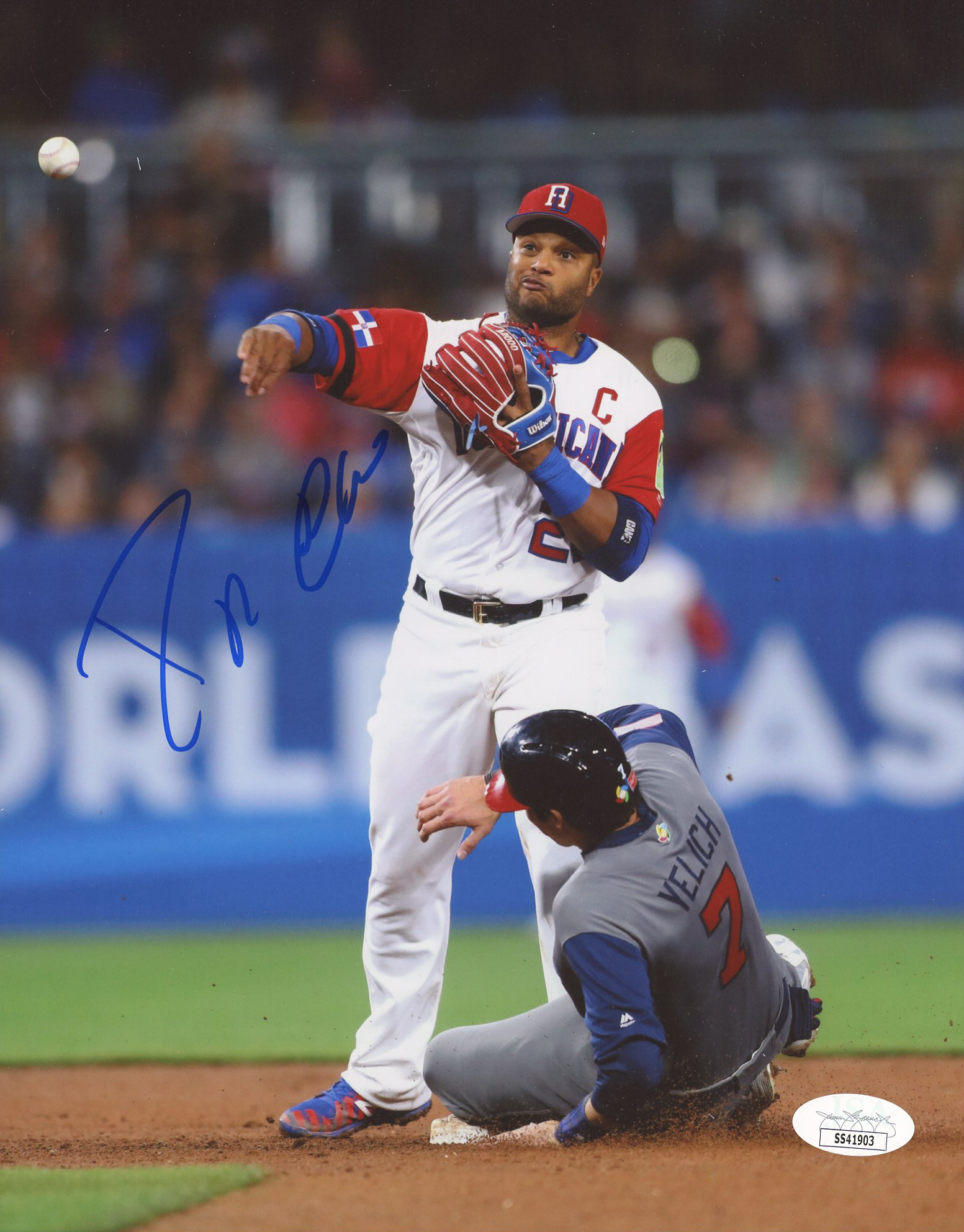 Robinson Cano Signed Dominican Republic National Team 8x10 Photo (JSA COA) at PristineAuction.com Robinson Cano Signed Dominican Republic National Team 8x10 Photo (JSA COA) at PristineAuction.com