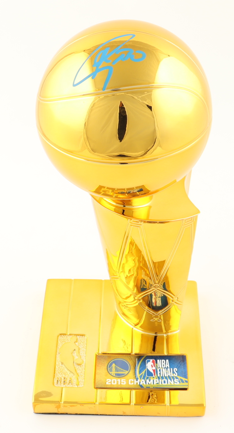 Stephen Curry Signed Warriors 2015 NBA Finals Champions Replica Trophy (Beckett Hologram & USA SM Hologram) at PristineAuction.com Stephen Curry Signed Warriors 2015 NBA Finals Champions Replica Trophy (Beckett Hologram & USA SM Hologram) at PristineAuction.com