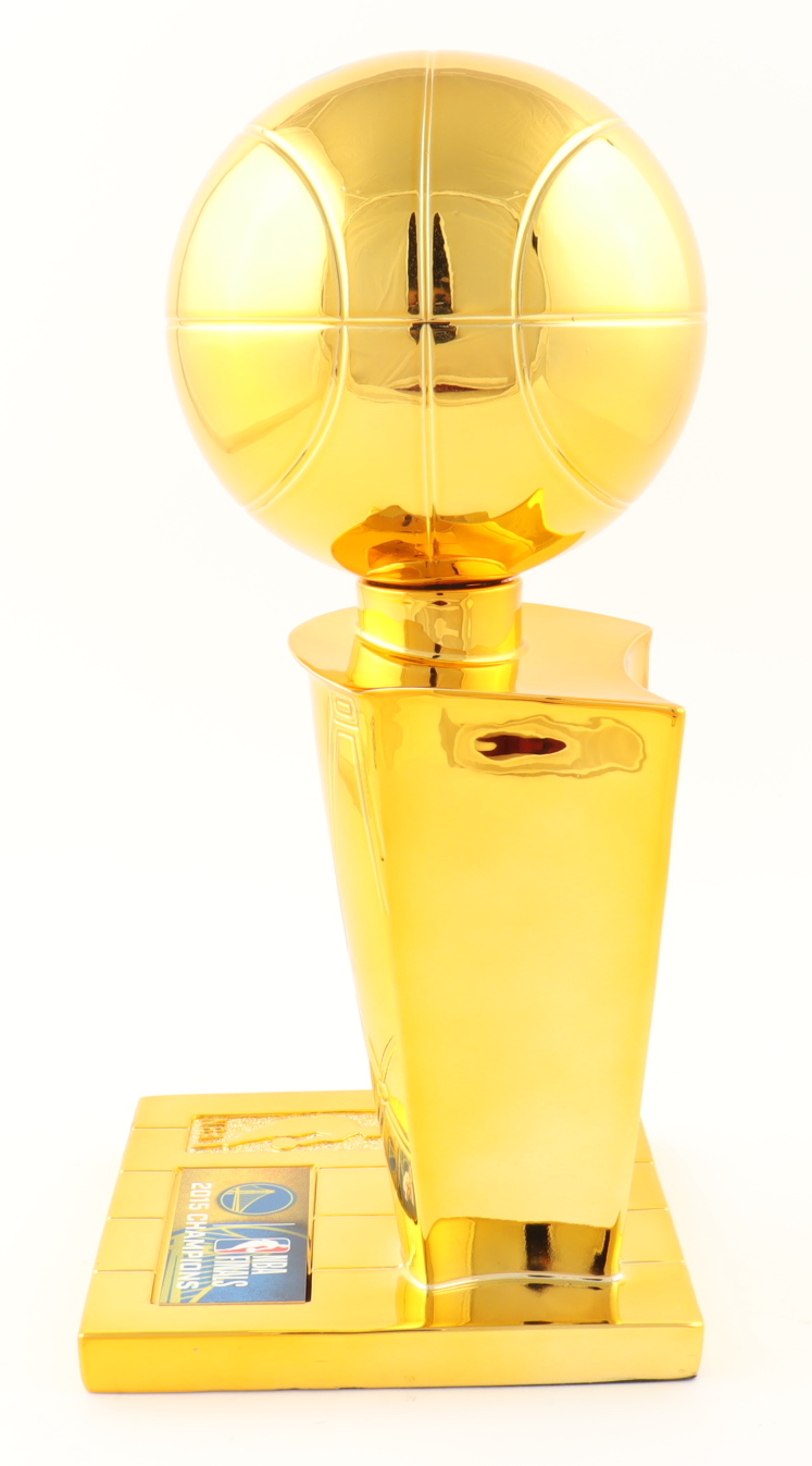 Stephen Curry Signed Warriors 2015 NBA Finals Champions Replica Trophy (Beckett Hologram & USA SM Hologram) at PristineAuction.com Stephen Curry Signed Warriors 2015 NBA Finals Champions Replica Trophy (Beckett Hologram & USA SM Hologram) at PristineAuction.com