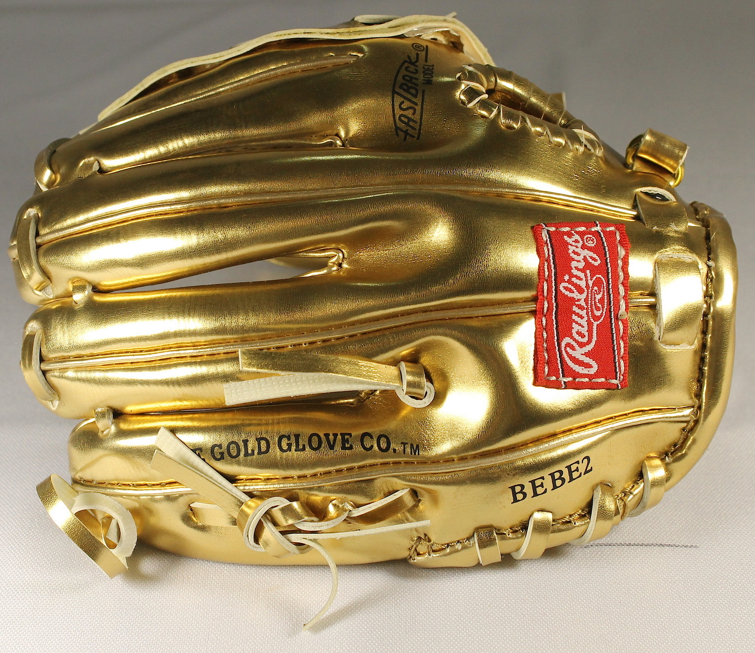 Derek Jeter Signed Rawlings Mini Gold Baseball Glove (Steiner & MLB Hologram) at PristineAuction.com Derek Jeter Signed Rawlings Mini Gold Baseball Glove (Steiner & MLB Hologram) at PristineAuction.com