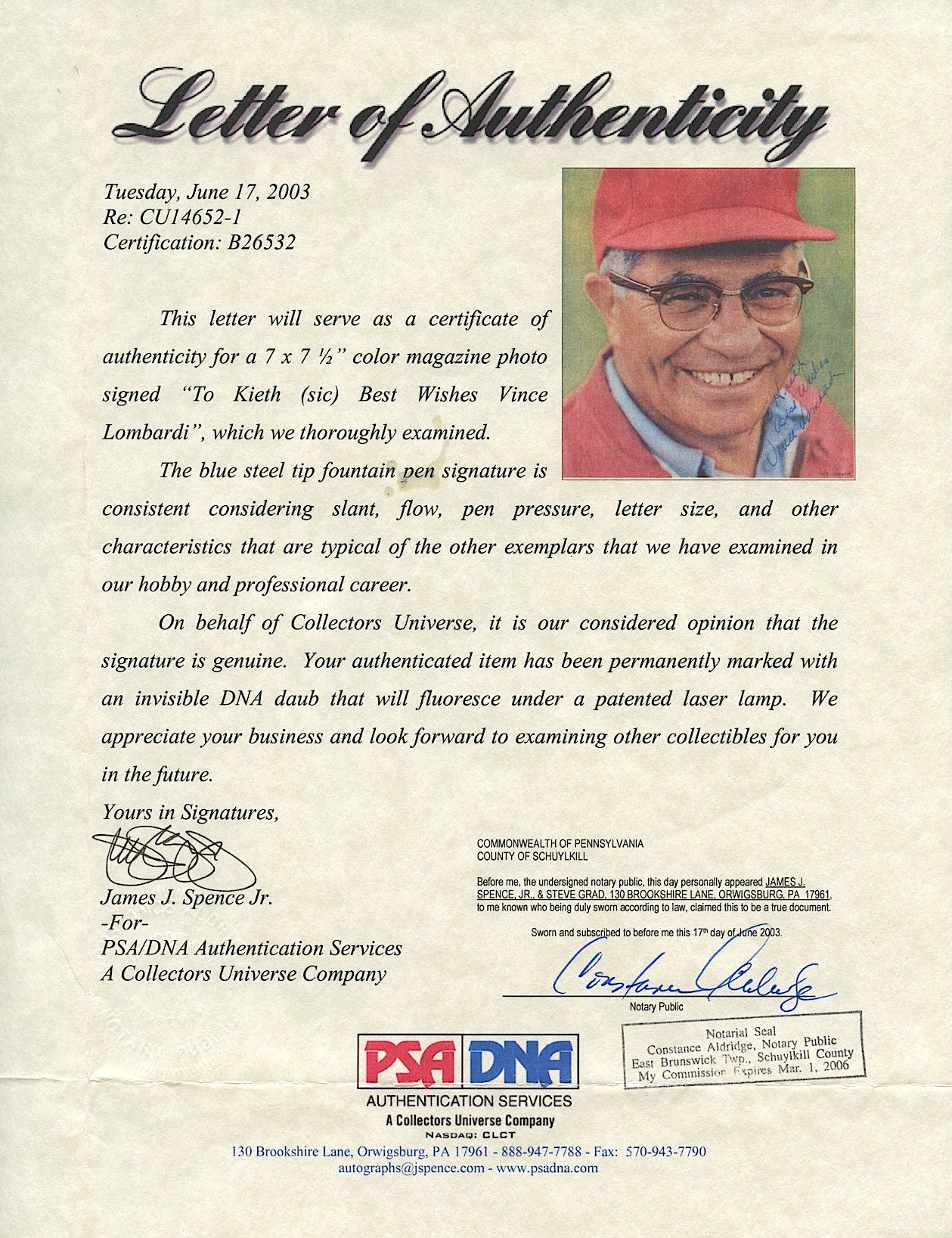 Vince Lombardi Signed Vintage Magazine Photo Inscribed "Best Wishes" (PSA LOA) at PristineAuction.com Vince Lombardi Signed Vintage Magazine Photo Inscribed "Best Wishes" (PSA LOA) at PristineAuction.com