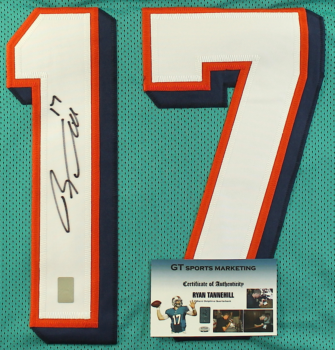 Ryan Tannehill Signed Dolphins Jersey (GTSM COA) at PristineAuction.com Ryan Tannehill Signed Dolphins Jersey (GTSM COA) at PristineAuction.com