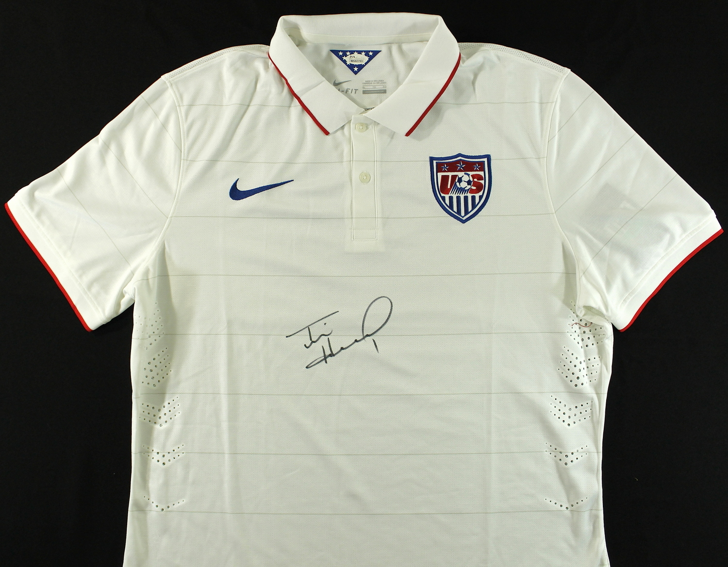 Tim Howard Signed Team USA Soccer Jersey (JSA COA) at PristineAuction.com Tim Howard Signed Team USA Soccer Jersey (JSA COA) at PristineAuction.com