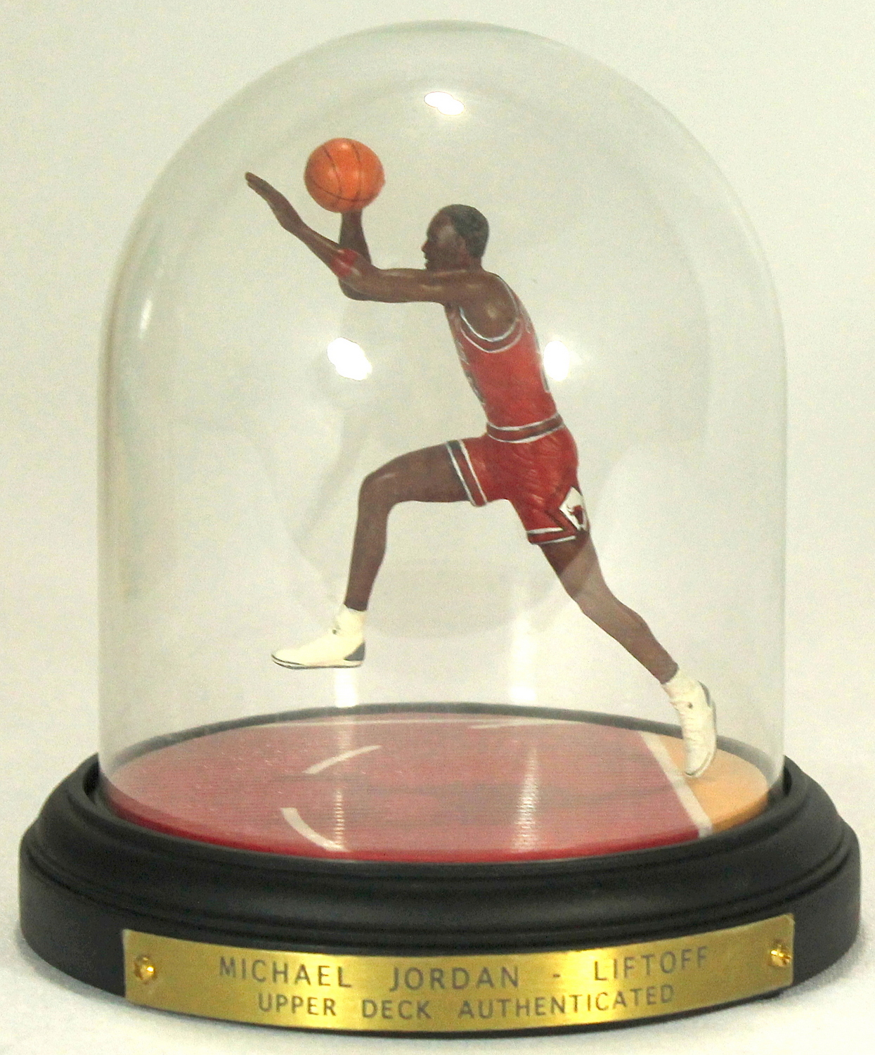 Michael Jordan Bulls "Liftoff" Authentic Hand Painted Tributes Figurine (UDA) at PristineAuction.com Michael Jordan Bulls "Liftoff" Authentic Hand Painted Tributes Figurine (UDA) at PristineAuction.com