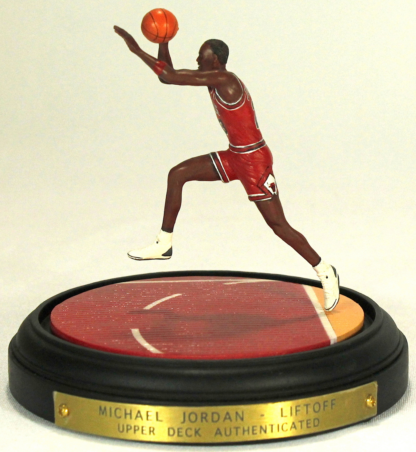 Michael Jordan Bulls "Liftoff" Authentic Hand Painted Tributes Figurine (UDA) at PristineAuction.com Michael Jordan Bulls "Liftoff" Authentic Hand Painted Tributes Figurine (UDA) at PristineAuction.com