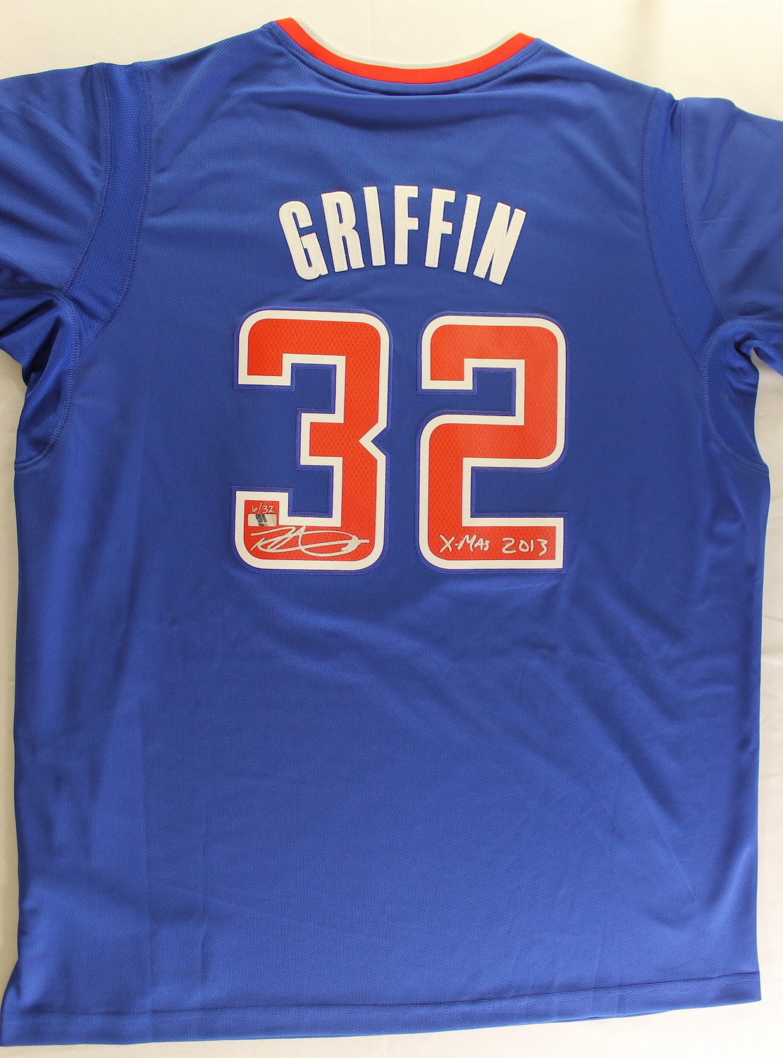 Blake Griffin Signed Clippers Authentic Adidas 2013 Christmas Day Jersey Inscribed "X-Mas 2013" (Panini COA) at PristineAuction.com Blake Griffin Signed Clippers Authentic Adidas 2013 Christmas Day Jersey Inscribed "X-Mas 2013" (Panini COA) at PristineAuction.com