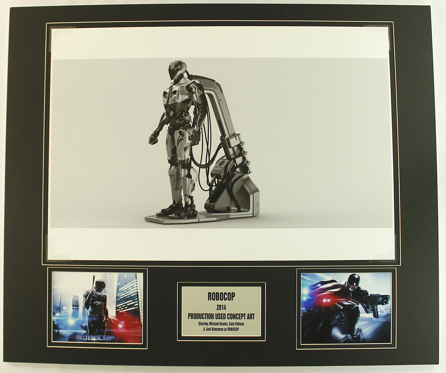 Robocop 2014 Production Used Concept Art 20x24 Matted Display (MGM COA) at PristineAuction.com Robocop 2014 Production Used Concept Art 20x24 Matted Display (MGM COA) at PristineAuction.com