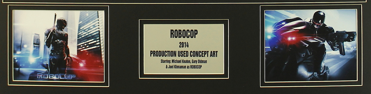 Robocop 2014 Production Used Concept Art 20x24 Matted Display (MGM COA) at PristineAuction.com Robocop 2014 Production Used Concept Art 20x24 Matted Display (MGM COA) at PristineAuction.com