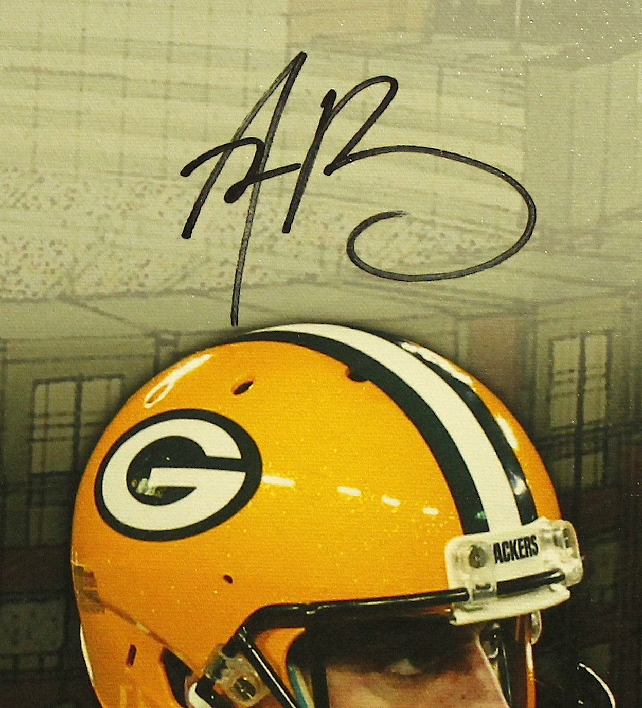 Bart Star, Brett Favre & Aaron Rodgers Signed Limited Edition 24x38 Stretched Canvas (JSA COA & Favre COA) at PristineAuction.com Bart Star, Brett Favre & Aaron Rodgers Signed Limited Edition 24x38 Stretched Canvas (JSA COA & Favre COA) at PristineAuction.com