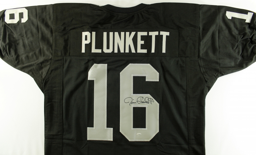 Jim Plunkett Signed Raiders Jersey (GTSM COA) Pristine Auction