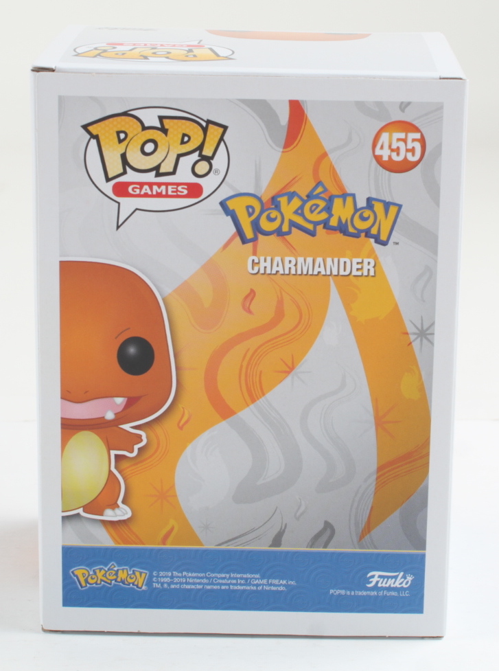 Michael Haigney Signed "Pokemon" #455 Charmander Funko Pop! Vinyl Figure Inscribed "Charmander" (PSA COA) at PristineAuction.com Michael Haigney Signed "Pokemon" #455 Charmander Funko Pop! Vinyl Figure Inscribed "Charmander" (PSA COA) at PristineAuction.com