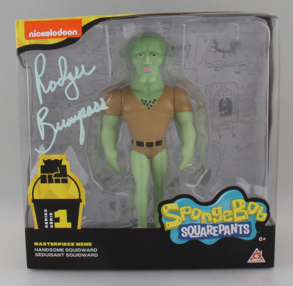 Rodger Bumpass Signed "Handsome Squidward" Spongebob Squarepants Masterpiece Meme Collectible Figure (PSA COA) at PristineAuction.com Rodger Bumpass Signed "Handsome Squidward" Spongebob Squarepants Masterpiece Meme Collectible Figure (PSA COA) at PristineAuction.com