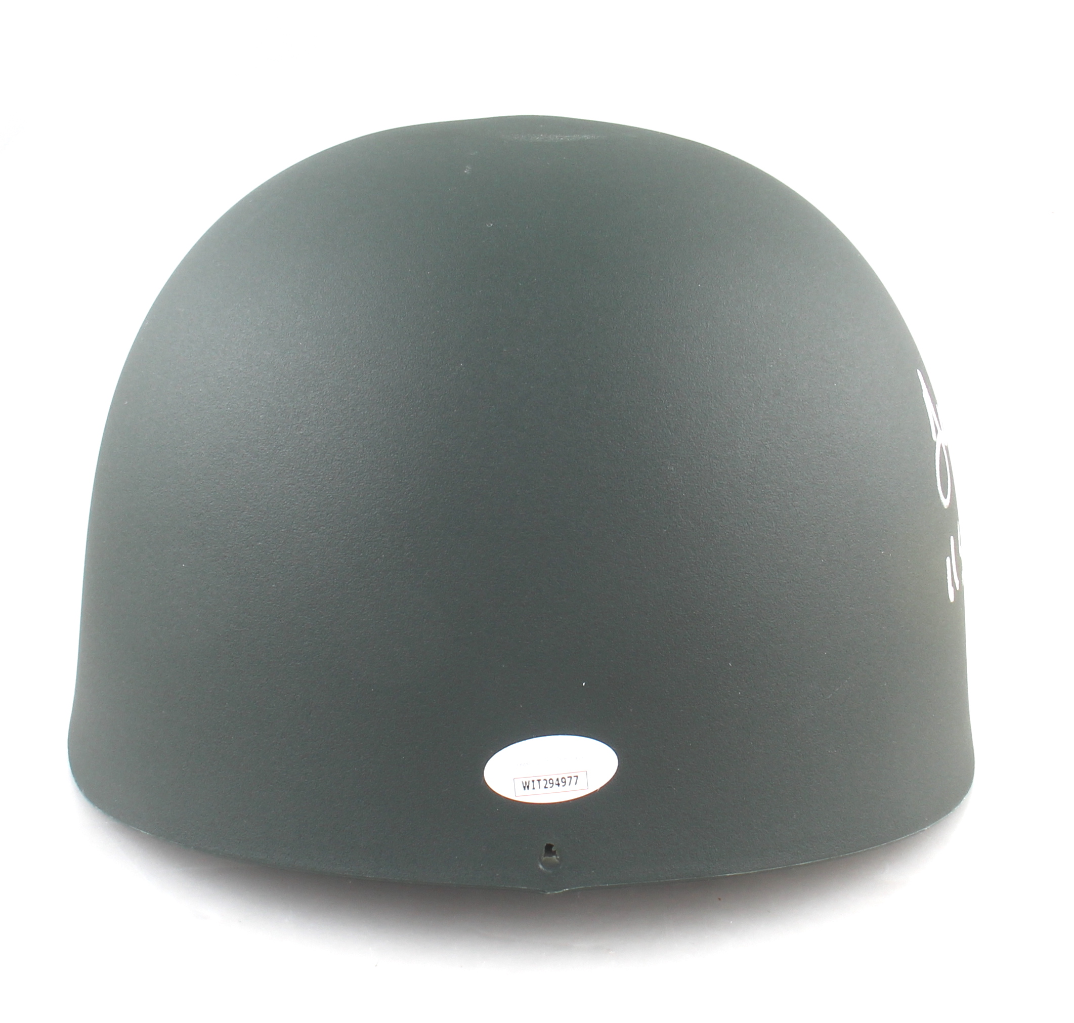 Tom Berenger Signed "Platoon" Vietnam Era Replica Army Helmet Inscribed "SSG Barnes" (JSA COA) at PristineAuction.com Tom Berenger Signed "Platoon" Vietnam Era Replica Army Helmet Inscribed "SSG Barnes" (JSA COA) at PristineAuction.com