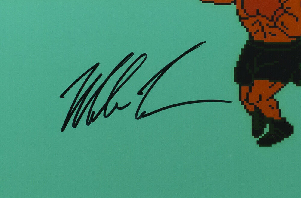 Mike Tyson Signed "Punch-Out!!" 24x26 Custom Framed Photo Display with Replica Controller (JSA COA) at PristineAuction.com Mike Tyson Signed "Punch-Out!!" 24x26 Custom Framed Photo Display with Replica Controller (JSA COA) at PristineAuction.com