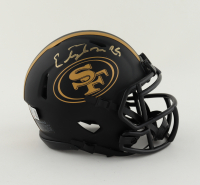 Elijah Mitchell Signed 49ers Eclipse Alternate Speed Mini Helmet (Beckett) at PristineAuction.com