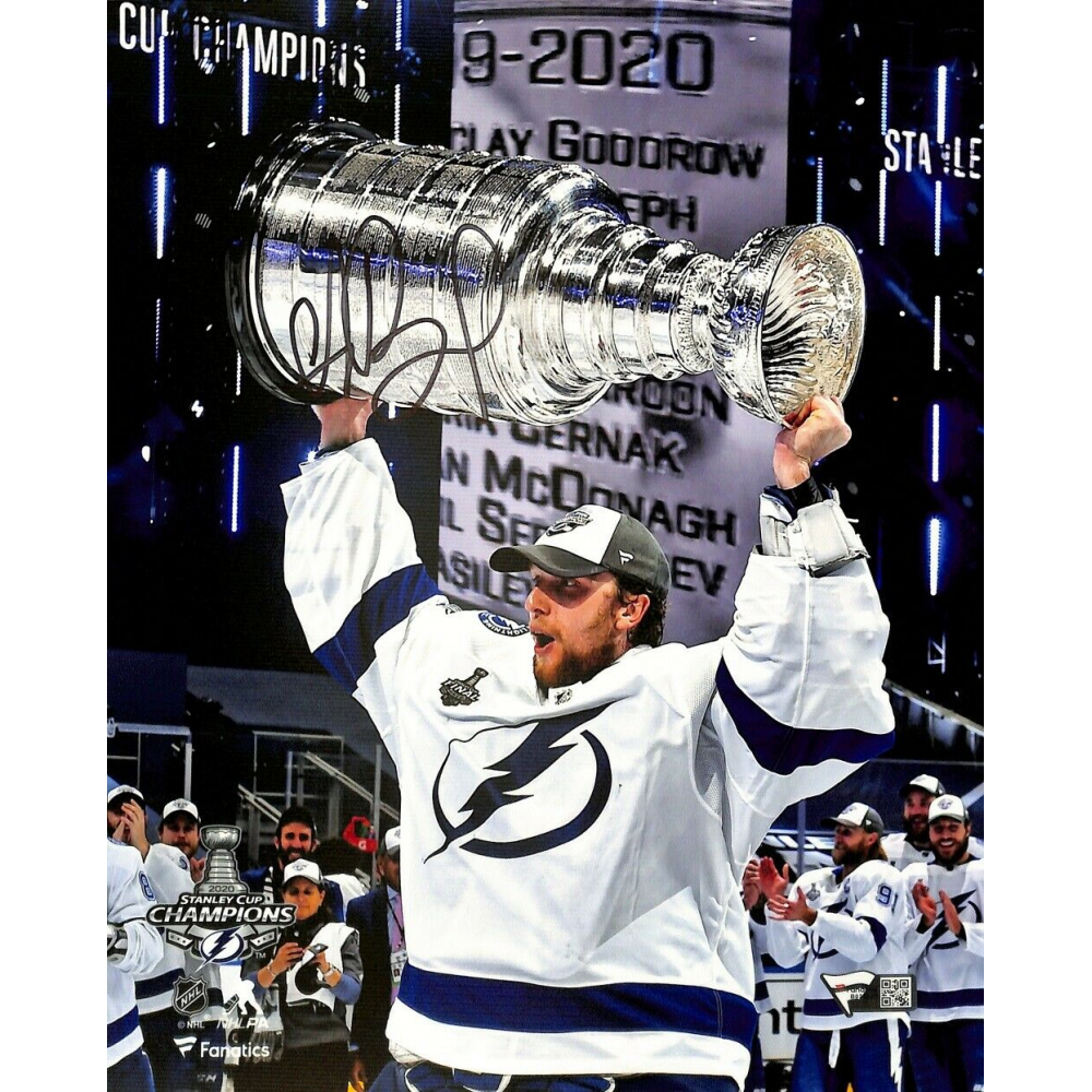 Andrei Vasilevskiy Signed Lightning 8x10 Photo (Fanatics) | Pristine ...