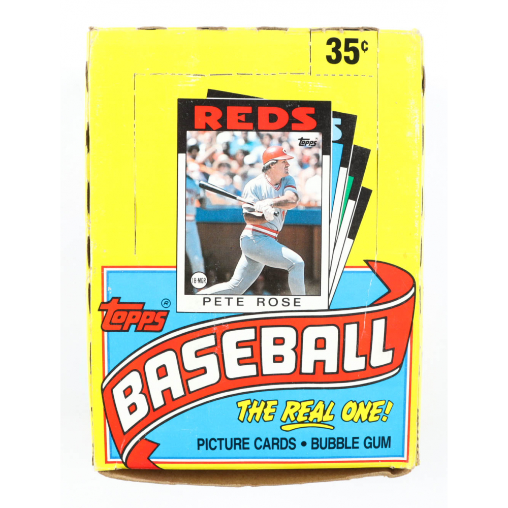 1986 Topps "The Real One" Bubble Gum Baseball Cards with (36) Packs