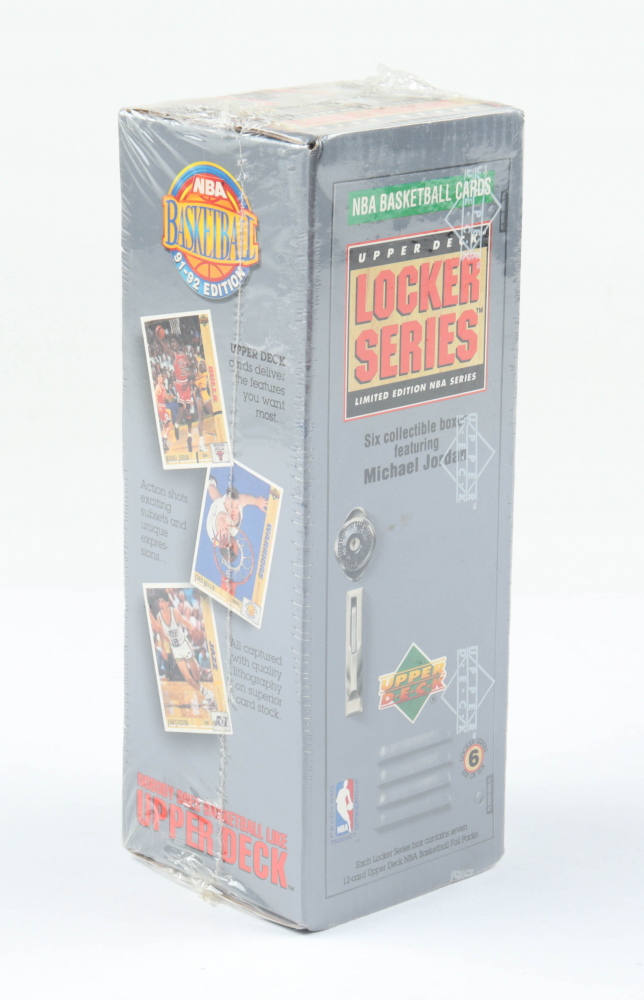 1991 Upper Deck NBA Michael Jordan Locker Series 6 Box with (7) Packs Pristine Auction