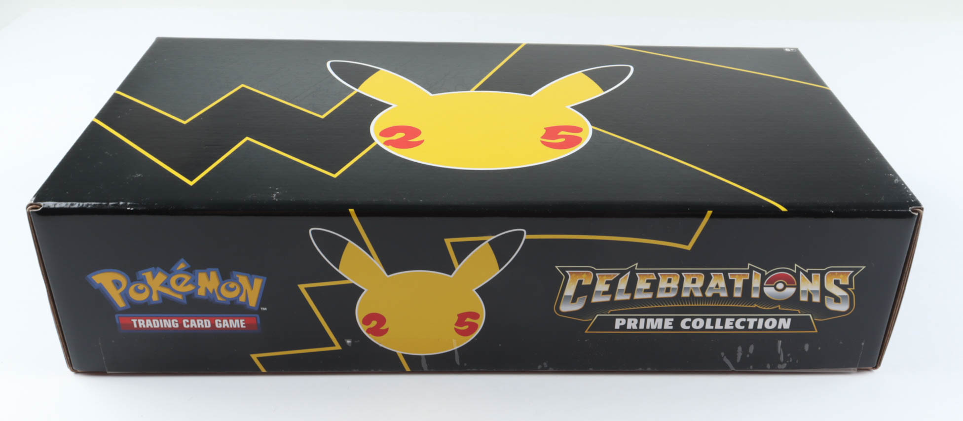 Pokemon TCG: Celebrations Prime Collection Box with (5) Booster Packs at PristineAuction.com Pokemon TCG: Celebrations Prime Collection Box with (5) Booster Packs at PristineAuction.com